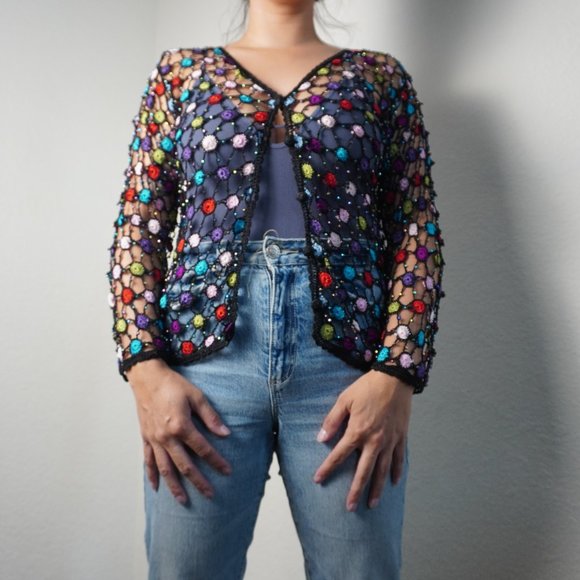 Crocheted cardigan - Picture 5 of 8